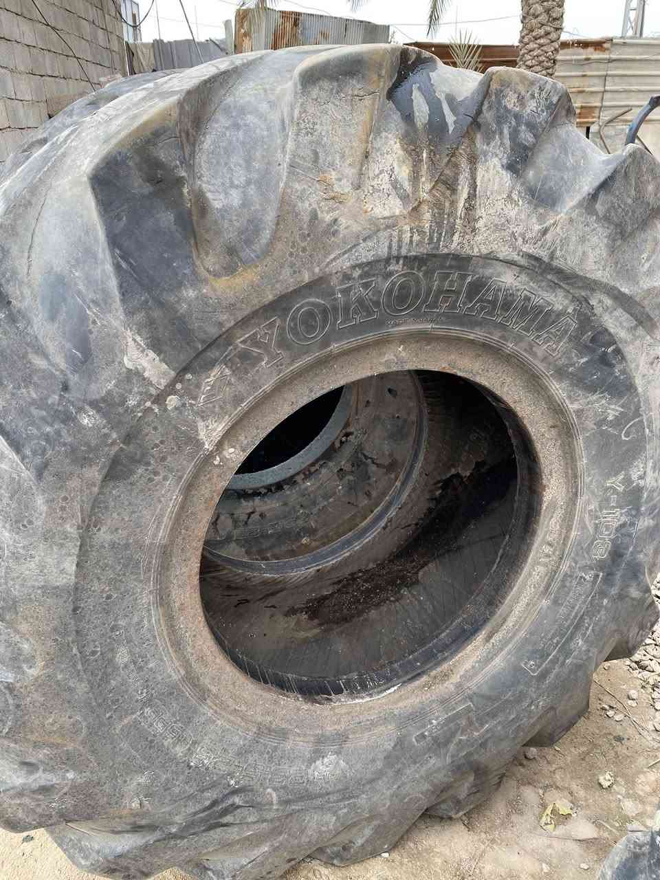 للبيع تايرات شفل حجم 23.5ع25 العدد 4تك كربلاء ***********
