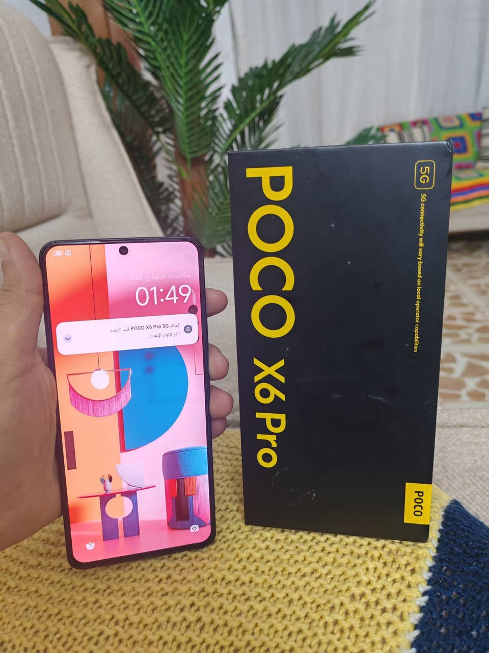 بوكو x6 pro 5g
بوكو x6 برو فايف جي ذاكره 512 نضافته 95٪ مكفول مابي كل عطل وياه كارتون وشاحنه
السعر 245 الف بدون عمله موجود توصيل


**إذا كنت صاحب هذا الإعلان وتريد حذفه لأي سبب، رجاءا أرسل رسالة إلى الدعم الفني**