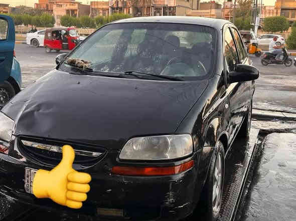 شوفرليت افيو هاج باك ...
الموديل 2006 كوري 
مكينه ١٦٠٠ 
كير اتوماتيك 
داخل السيارة نظيف 
سنتر لوك... لايت زنون ... تحكم ... إيرباك 
إدامة فيت بم .. قوايش .. رولات داخلية .. حساس كرنك .. حساس هوه .. بلكات .. واير بلكات 
بيه ملاحظات وطخطخات بالكشر بدون ضربه قويه 
تكم ... شاصي ... لغد ... مكفول 
رقم انكليزي جديد ... هزه جديد 
غرامات مصفره باسمي تحويل مباشر 
السعر المطلوب ٤٣
للاستفسار والتواصل ***********
