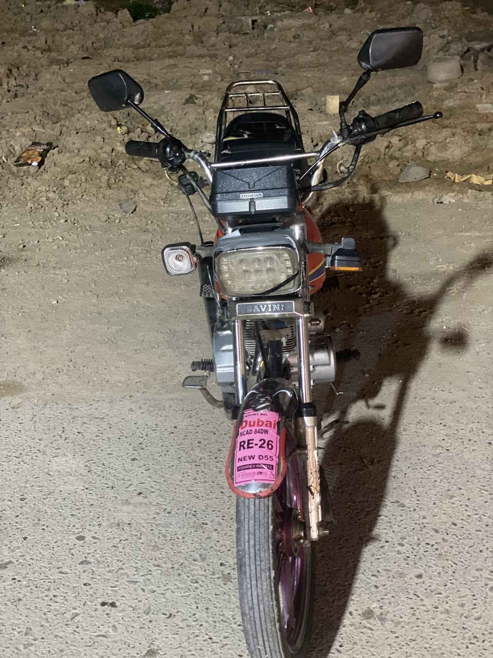 دراجة سونك 5 كير لدراجة مكفولة كفالة عامة  كلشي بيهة نضيف ولدراجة امكمركة ومنة فيست ووراق ال كل كاملة تأخذها كبل لترقيم نكرة سلف 
السعر 375 
العنوان :بغداد الشعب بوب الشام 
الرقم :***********
