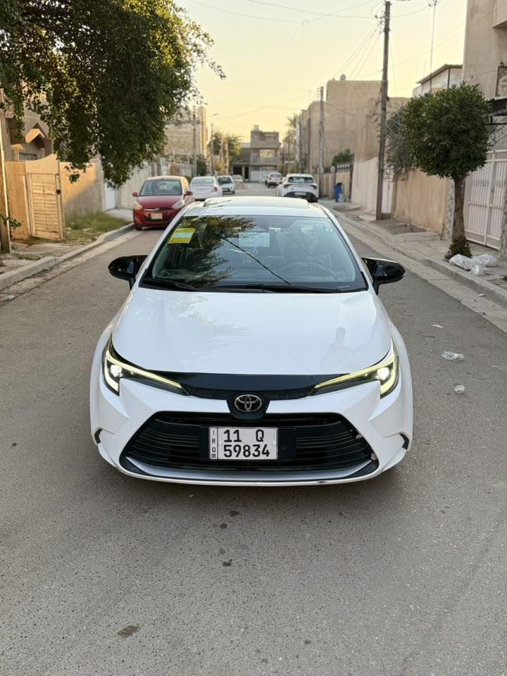 السلام عليكم
كورلة هايبرد ( 2024 )

ماشية( 15 ) ألف 

كفالة عامة 

سيارة بعدها بوضع الوكالة 

سبيرها منازل وشرط حتة عدتها ممفتوحة 

فول مواصفات 

سياقة ذاتية 
تحديد مسار 
فول تحكمات ستيرن 
بصمتين 
دخول ذكي 
لد امامي نهاري 
انضمت قيادة 
توقف ذاتي 
رادارات 
شاشة تدعم كار بلي 
وبعد بيها هواي مواصفات 

( بيها باب امامي مبدل اصلي )لا صبغ ولا ضربة والبقية مكفولة 

بسمي سنويا وترقيم ع أيدي 

مكاني بغداد (حي الاعلام )
رقم الهاتف ( *********** )
السعر ( 140)
