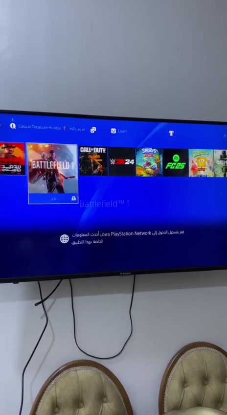 سلام وعليكم بلي ستيشن للبيع جهاز ستعمال اقل اشهر مهكر جديد سلم نص تيره جهاز جديد بمعنه لكلمه ملحقاته كامله جوستكات ثنين جهاز نضامه 11مثل ما موضح بصوره. جهاز سعره 350 رقم***********بي واتساب
