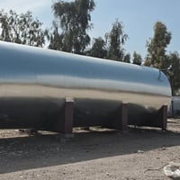 خزان هيدروليك 100 ألف لتر بليت 9 ملم تغليف كلبنايز  0.7 .07702389110