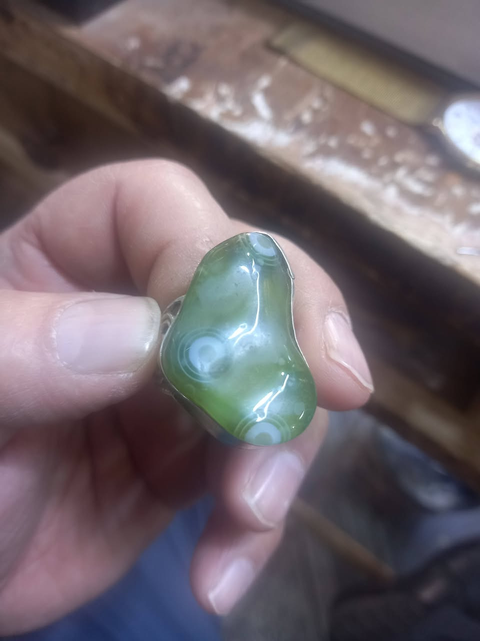 محبس فضه قديم ٩٢٥ حجر سلماني خام وزن ٢٠ غرام سعر ٦٠الف


**إذا كنت صاحب هذا الإعلان وتريد حذفه لأي سبب، رجاءا أرسل رسالة إلى الدعم الفني**