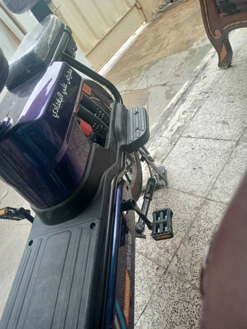 سلام عليكم بايسكل شحن للبيع 5بطاريات صار شهر من اخذته سعر 350بي مجال بسيط  وهذا رقمي ***********
