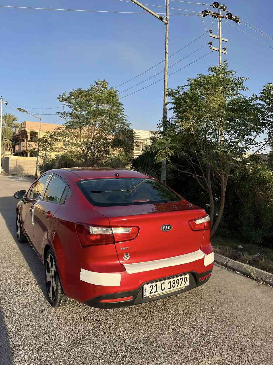 السلام عليكم... اعتذر عن الاقساط ولوعده 

 للبيع كياريو 2012خليجي لون احمر رقم سليمانيه سنويه
جديده
مواصفات
تحكم ستيرن
مري شفط
تبريد ثلج
محرك 1600 شرط
سنويه ل2027
نضام ايكو ولباقي معروفات بيها 3قطع صبغ بدون ضرر
(سياره كامله مكمله من كلشي مال بيت )
سعرها 93وبيها مجال للشراي
مكاني تكريت ***********
