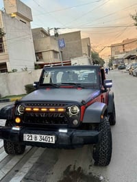 جيب رانكلر موديل ٢٠١٧  مكينه 6 سلندر المرغوب  كير اوتو + لو كير  لون ا...