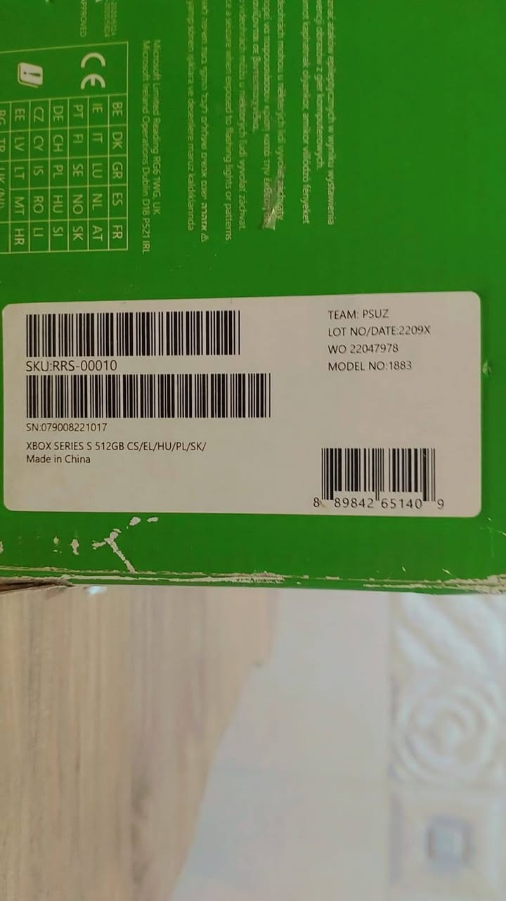 اكس بوكس سيريس اس للبيع
الجهاز مستعمل سنة تقريبا 
نظيف جدا كامل ملحقاته
السعر 350 ألف 
باقي التفاصيل تواصل خاص
يتوفر توصيل لكل العراق


**إذا كنت صاحب هذا الإعلان وتريد حذفه لأي سبب، رجاءا أرسل رسالة إلى الدعم الفني**