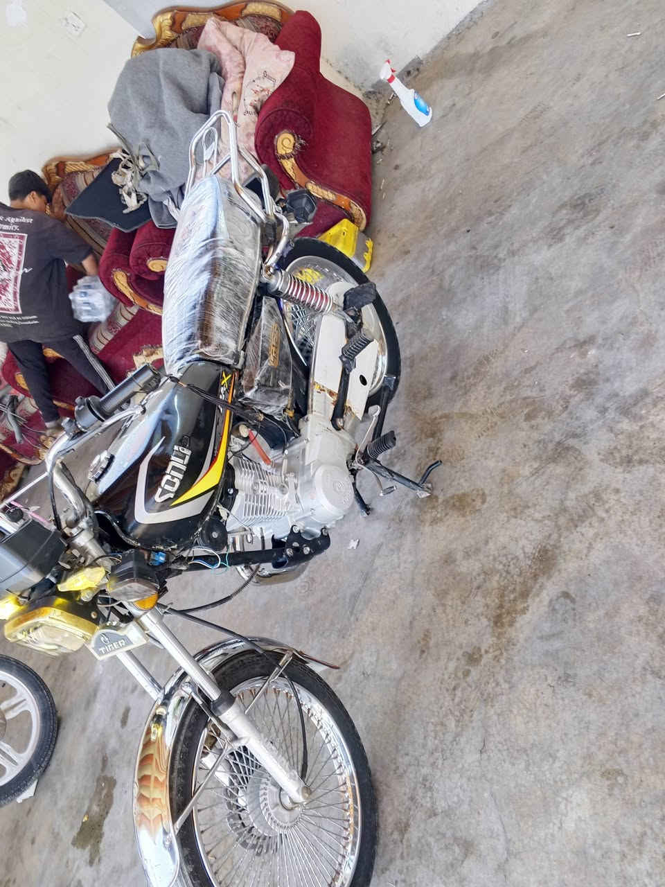 تايكـر موديـل 23 كفاله عامه دراجه شلعه معدل كير محرك اي نقص مابيها دراجه خير من الله مكان ديالئ شهربان الحساويه سعر 500 قفل ما عجبك اعبر لا تعبني جماعت 450 الله يبعدني منكم للتواصل ***********
