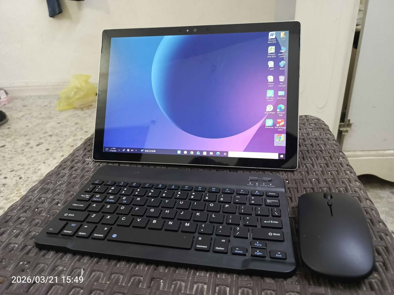 Microsoft surface pro 4
معالج كور 5 الجيل السادس
رام 8 كيكا 
هارد 256 ssd  جدا سريع 
كارت شاشه داخلي 4 كيكا 
شاشة لمس حجم 11 انج full HD 
شحن يدوم 4 ساعات واكثر 
كامرة امامية وخلفية 
ملحقات شاحنة و ماوس وكيبورد لاسلكي 
السعر 180 الف نهائي بغداد, العراق


**إذا كنت صاحب هذا الإعلان وتريد حذفه لأي سبب، رجاءا أرسل رسالة إلى الدعم الفني**