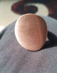 محبس نحاس مطلي • نسائية • مقاس ١٦-٢٠