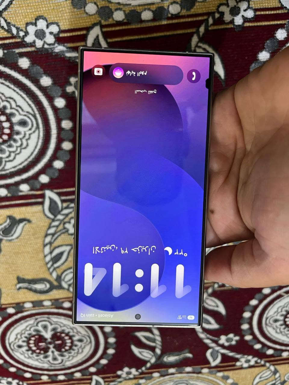 سلام عليكم
s24 الترا
جهاز نضيف بمعنى الكلمه شحن يخبل 
فقط بس سواد بشاشه كلش بسيط موضح بصوره ما ماثر على لمس نهايئا ولا يكبر ولا يزغر نفس وضعهه صارله ٦ اشهر نفس الحاله 
سعر ٨٠٠ وبيه مجال بسيط 
مكاني كربلاء 
***********
