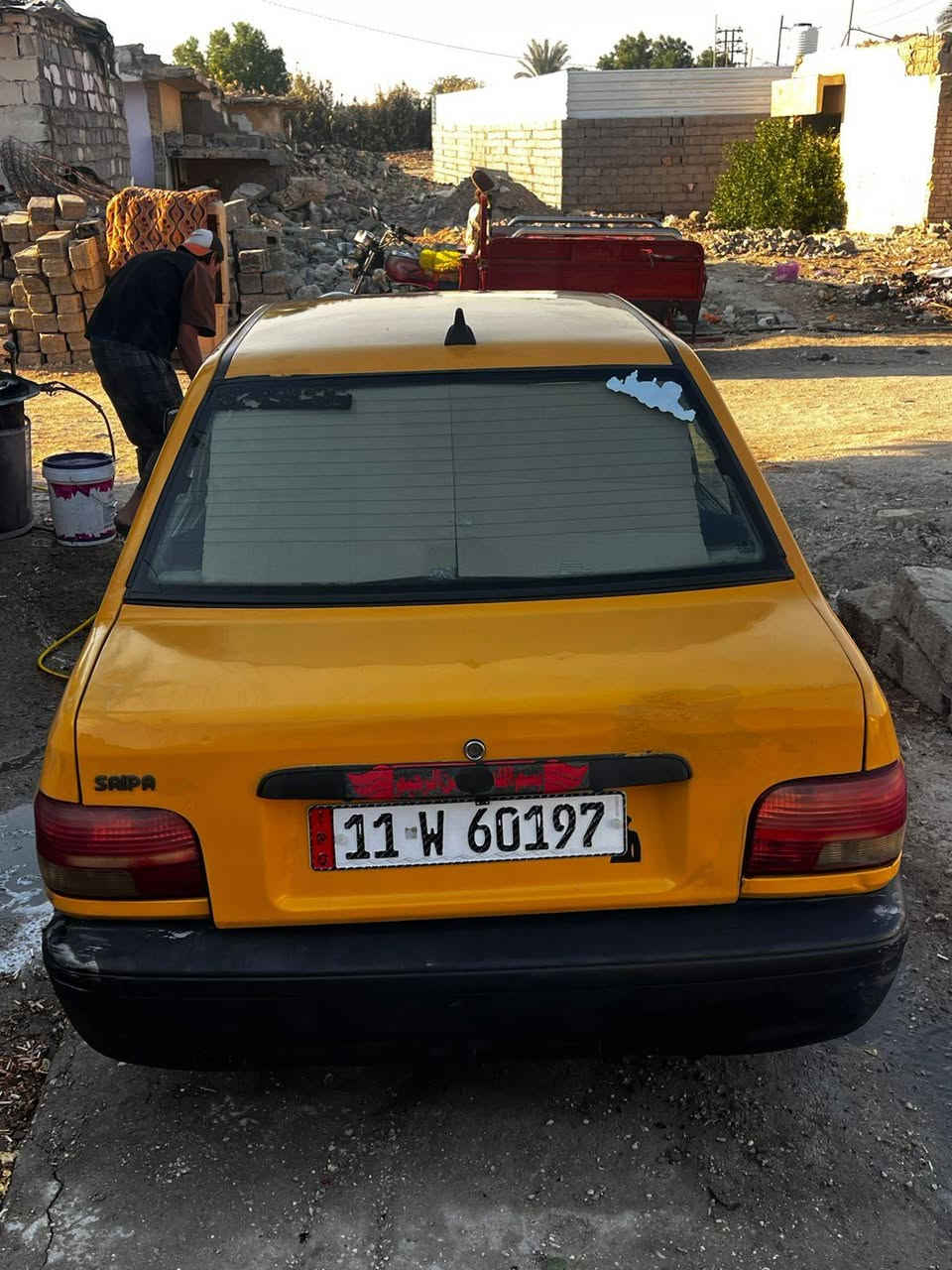 البيع رقم بغداد بسمي
حداديه مكينه كير تبريد كله جديد 
مكان السياره كربلاء
حداديه جديده 
تخم تاير جديد 
باتري جديد 
السعر ٣١ وبيها مجال بصيط حك الجيه 
***********
***********  السياره موديل ١٣
