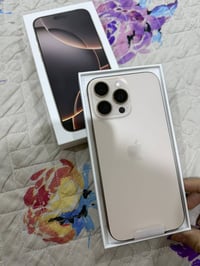 آيفون ١٦ برو ماكس ٢٥٦ • بطارية ١٠٠% • صحراوي