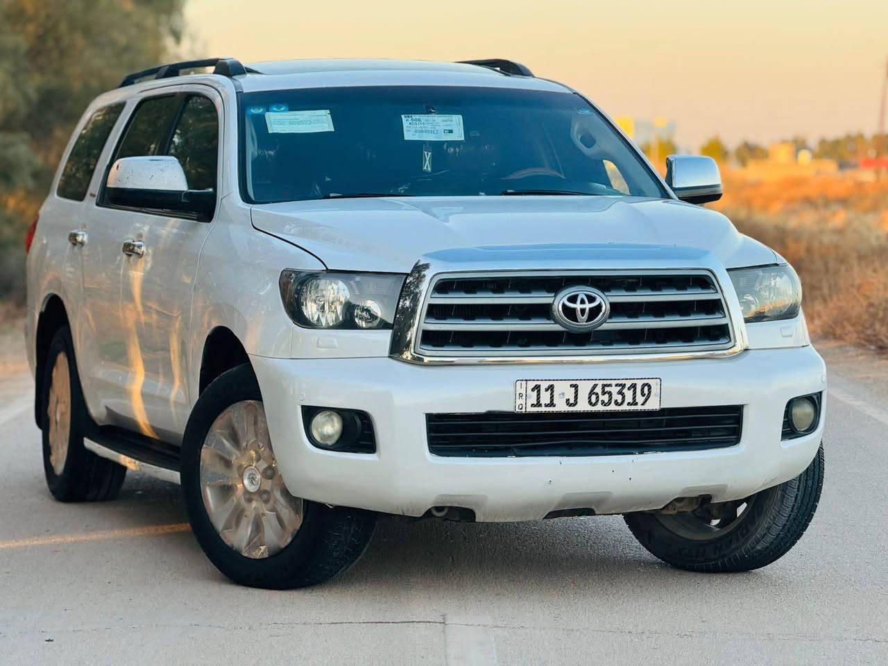 لسلام عليكم
           تيوتا سيكويا  بلاتينيوم 
بسمي مشروع وطني 
موصفاتههً معروفه
داخل مشمشي
.الموديل:2009
.المواصفات(platnum) 1/1
ماشيه 200 الف
.سلايد روف
كشناتً جلد
.زراكات 
.كامره
.تحكم ستيرن جهتين
.ستيرن كهرباء
.مري شفط
.كشنات جلد +تدفئه تبريد
.بردات جانبيه بلاديه
.شاشه ايباد
.V8(5700)
.بعد بيها هوايه مواصفات 
سياره مكفول كفاله عامه 
شبر صبغ يم جاملق خلفي
.السعر 172
مكان السياره بغداد
***********
*********** بغداد, العراق
