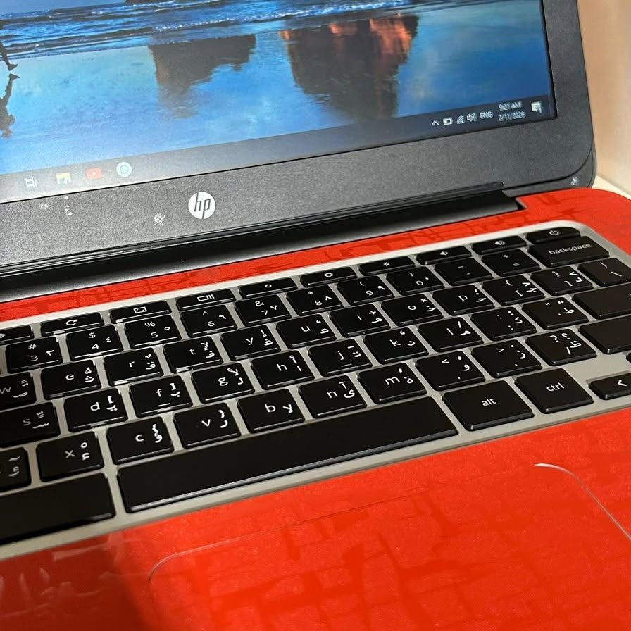 لابتوب سلم HP (مستخدم كلش قليل) بـ 75 ألف ❤️ 

وندوز 10 برو مع مجموعة برامج (كوكل كروم + مواقع التواصل + وورد + أكسل + بور بوينت + شبكتي + سينمانا + تلكرام + واتساب .. وغيرها)

معالج Intel Celeron N2840 - الجيل الرابع - هرتزية قوية 2.60 

رام 4 كيكا

هارد SSD 16 سريع جداً

كيبورد عربي انكليزي 

شاشة 14 انج 

يحتوي على منفذ رام خارجي لزيادة مساحة التخزين 

يحتوي على منفذ HDMI للربط على التلفزيون

يحتوي على 3 منافذ USB 

#ملاحظة: تستلم مع اللابتوب: حقيبة+ ماوس ضوئي + ماوس باد + هدفون + الشاحن.

مكاني بغداد (التوصيل بكل العراق)

واتساب ***********
