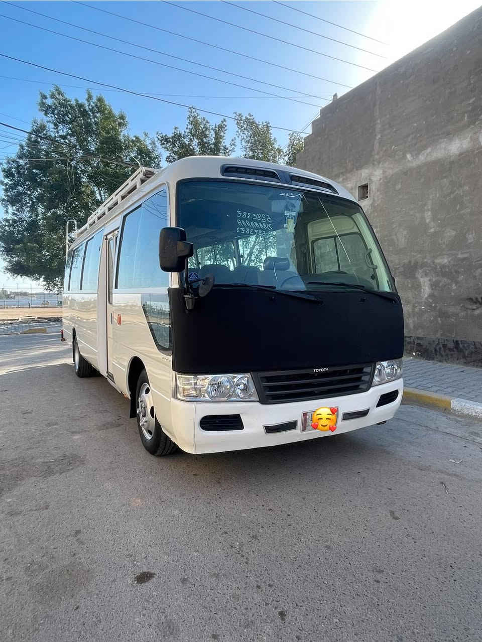 سلام عليكم تويوتا كوستر 2015 بغداد سياره بيها مكانين بارد موضحات بل صور ولباقي كفاله عامه قطره صبغ مابيها سياره جاهزه للخير مكينه گيرر اكسل تخم تاير سياره فوول مواصفات سله داخليه جوبلس بلاد حاكيه مكان السياره بغداد الاستفسار ***********
