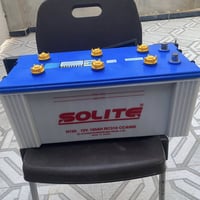 بطارية سولايت مستعملة شي قليل ع الفحص ضمان اسبوع اذا بيها خلل ترجع الس...