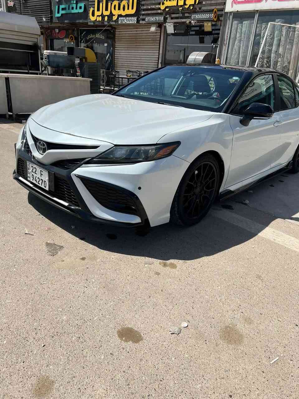السلام عليكم
كامري موديل 2022
تو كلر
كشنات جلد 
وارد امريكي ضرر خفيف 
فئه السياره TRD
السياره ماشيه تقريبا 115 الف كيلو
محرك 3.500
6 سلندر
مكان السياره بغداد قرب مجمع بسمايه السكني
السعر 225 ورقه 
للاستفسار التواصل 
***********
الرقم بي واتس ايضا
