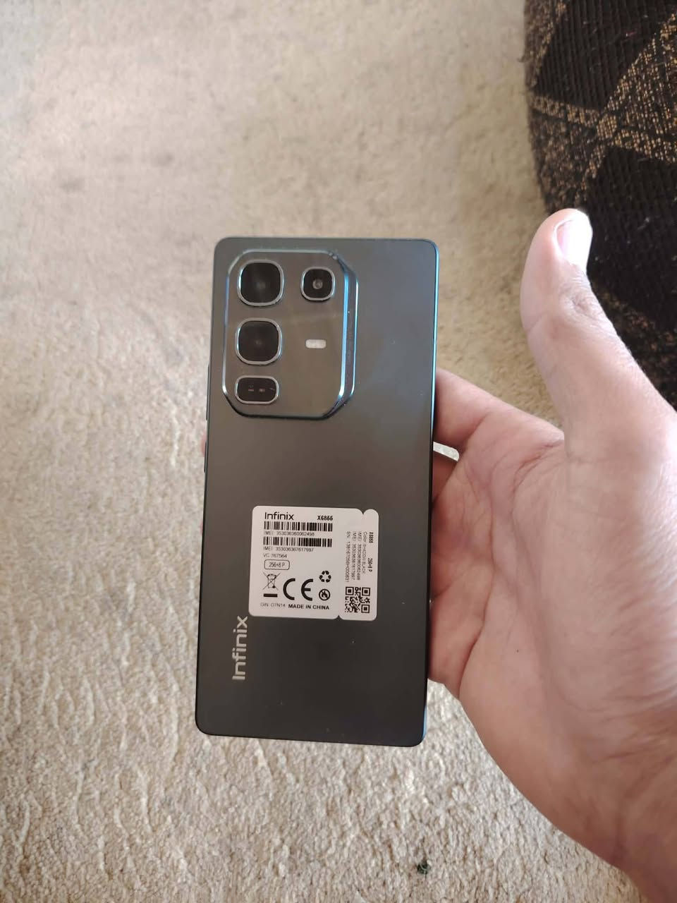 انفنكس نوت 50
💫الشاشة6.78 بوصة - 144 هرتز - AMOLED

💫الذاكرة 256 / الرام 16 

💫الكاميرا50 + 8 + 0.8 ميجابكسل

💫المعالجMediatek Helio G100 Ultimate

💫البطارية والشحن السريع5200 مللي  
بوبجي 60فريم 
السعر 250وبي مجال
للاستفسار الاتصال ***********
