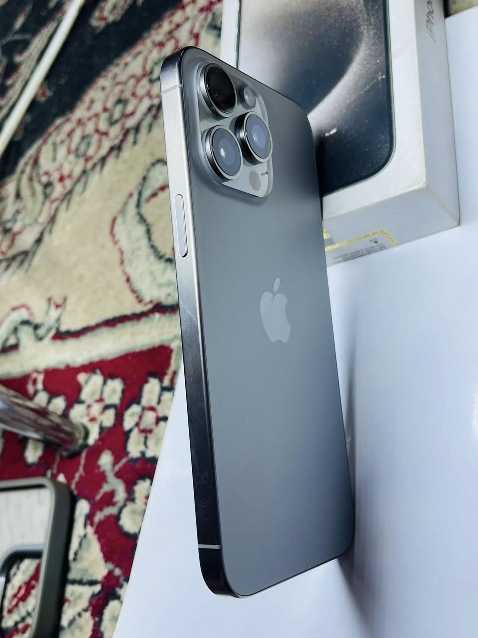 السلام عليكم
جهاز 15برو ماكس 
لبيع 
البطاريه 87
الجهاز جديد 
السعر مليون 
العنوان نجف حي القدسيه قرب فلكت المطار 
الرقم بي واتساب ***********
