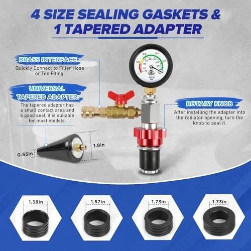 طقم إعادة تعبئة سائل التبريد بالتفريغ، أداة تنظيف نظام التبريد بالتفريغ مع 4 حشوات مانعة للتسرب بأحجام مختلفة، محول مخروطي، وصلتا هواء، موصل نحاسي، خرطوم تعبئة سائل التبريد لمعظم المركبات MR CARTOOL


**إذا كنت صاحب هذا الإعلان وتريد حذفه لأي سبب، رجاءا أرسل رسالة إلى الدعم الفني**