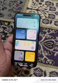 ١٥برو ماكس بي كسر بظهر مثل ما واضح بطاريته ٨٦مامبدل ولا قطعه بي استعما...