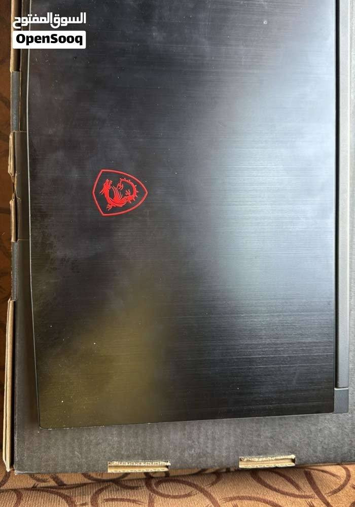 لابتوب كيمنك MSI
I5 10300H 
Ram16g ddr4  2666mhz قطعتين
Ssd 256+1T=مجموع تيرا وربع
Gtx 1650 4g
FHD  ips 15.6inch
Keyboard red led
ملحقات شاحنة الاصلية منchoicy قوتها120واط والكارتون مالها كامل ملحقات يعني

600 الف نهايتها مكاني موصل تجي تفحصها او توصيل عربون ١٠ ماستر
رقمي واتس ***********
