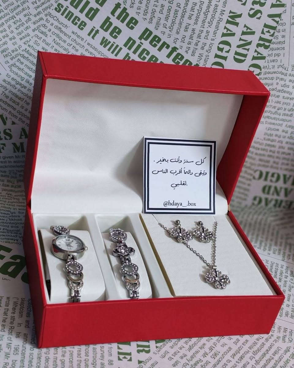 ✨ بكج أنوثة وأناقة ✨
دللي نفسك أو قدميها هدية بكل حب 😍
البكج يتكون من:
⌚ ساعة أنيقة
📿 أسوار راقية
💎 قلادة جذابة
💞خاتم لطيف
👂 تراجي تضيف لمسة جمال
🚚 توصيل لكافة المحافظات وأنحاء العراق


**إذا كنت صاحب هذا الإعلان وتريد حذفه لأي سبب، رجاءا أرسل رسالة إلى الدعم الفني**