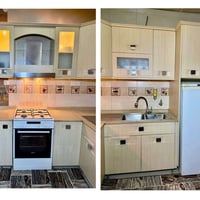 كونتر مطبخ • HDF • سنك اسباني