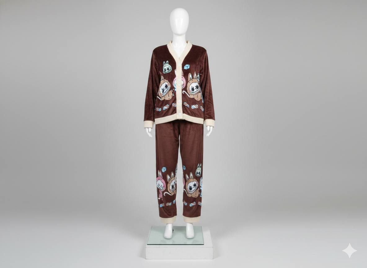 عنوان العرض: الدفء والنعومة بسعر خيالي! ❄️✨
​خلي شتاكِ أدفى وأجمل مع كولكشن تراكات الفرو الناعم الجديدة! 😍
​استمتعي بأعلى درجات الراحة مع خامة الفليس (الفرو الناعم) اللي تعطيكِ إحساس بالدفء والنعومة طول اليوم. التراكات متوفرة بأشكال وموديلات تجنن:
​🟢 تراك الضفدع المريح: بلون أخضر فسفوري مميز وتصميم "The Frog Prince".
​💗 تراك لابوبو الوردي: بنقشة Labubu مع أزرار أمامية وتفاصيل وردية غامقة.
​🔘 تراك لابوبو الرصاصي: تصميم "الملك" مع رسمة كبيرة في المنتصف وبنطلون مشجر.
​🟤 تراك لابوبو الجوزي: موديل دافئ جداً بألوان شتوية وتنسيق أبيض عند الياقة والأكمام.
​لماذا تختارين هذه التراكات؟
​✅ خامة قطيفة (فرو) أصلية: ناعمة جداً على البشرة ولا تسبب أي تحسس.
✅ ألوان ثابتة: لا تتغير مع الغسيل المتكرر.
✅ قياسات مريحة: تناسب جميع الأوزان للحصول على راحة تامة في المنزل.
​💰 السعر مفاجأة: فقط 8 آلاف دينار! 
​📍 للحجز والاستفسار: مراسلة الصفحة مباشرة أو الاتصال على الرقم [***********].
🚚 متوفر خدمة توصيل لجميع المحافظات.
​لا تخلين الفرصة تفوتكِ، الكمية محدودة جداً! 🏃‍♀️💨
