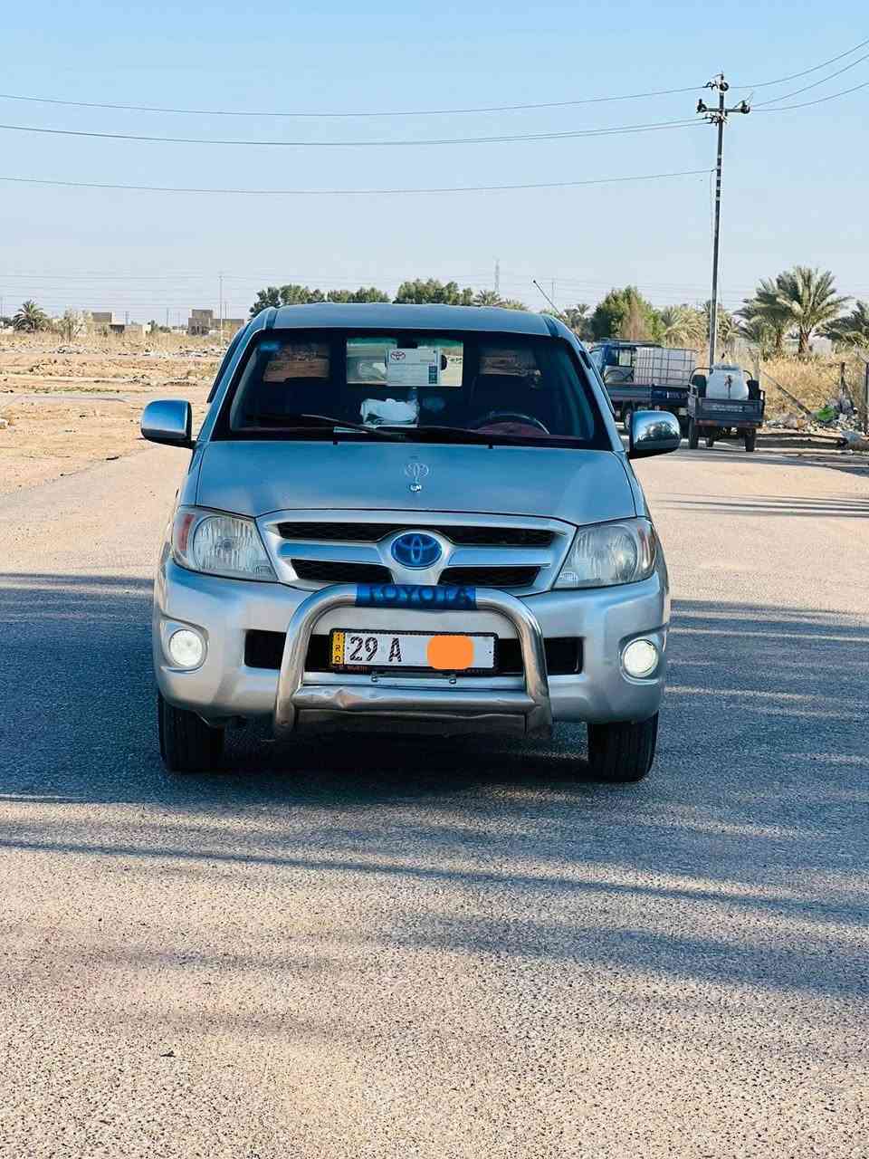 بيكم تيوتا هايلوكس 2006 السياره جديده كلش 
كفالة من الضربه والتبديل مكينه كير حداديه جديده 
تخم تاير جديد شاصي 19 تبريد 🥶+تدفئه 🔥كهربائية كله شغاله شاشه ارضيه وكشنات جلد السياره مسويله ادامه من الدعاميه للدعاميه ماذب عليه ربع رقم واسط مميز  دولي باسمي سنويه مجدده مشروع وطني تريد تحويل تريد وكاله السياره جاهزه مال جناي 
الشراي يتصل 
***********
***********
