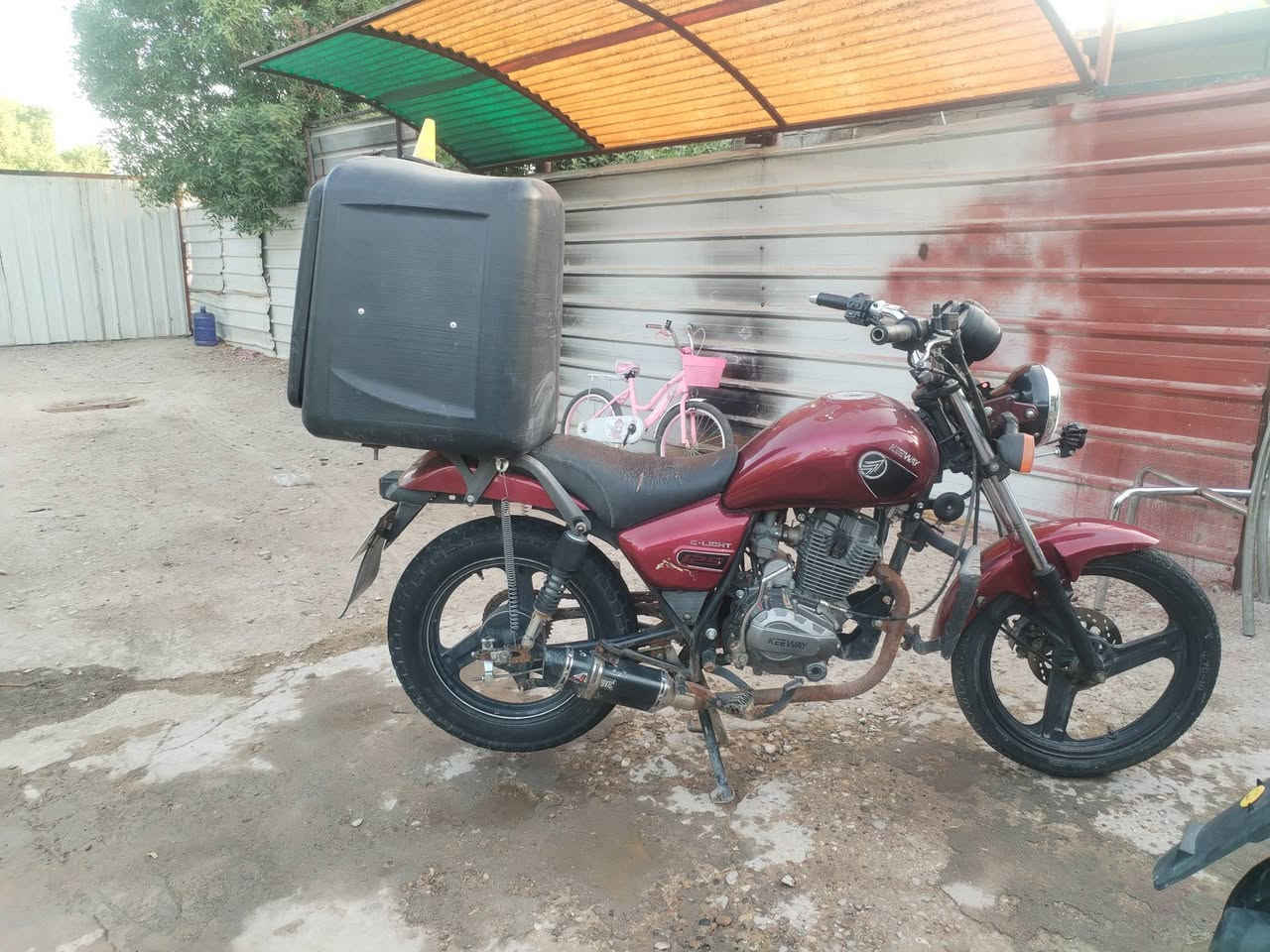 سلام عليكم دراجه لبيع ٥ كير عنوان بغداد زعفرانيه سعر ٦٠٠ الف ***********
