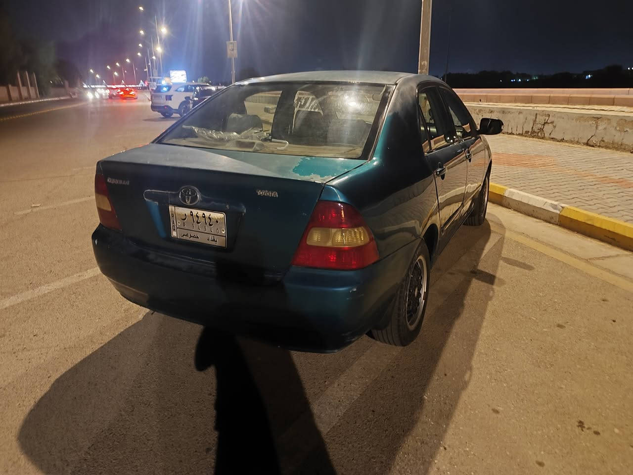 سلام عليكم 

كورلا بيكاتشو للبيع موديل 2003 اللون اخضر 
تدفئة تبريد
محرك بحالة جيدة
گير بحالة جيدة 
مكانها واسط الكوت 
رقم بغداد راعيها من النعمانية 

بيها درايم شفت گايم تطلع صوت بالاستدارة
السيارة صبغ عام وكشرها ما مكفول بيها طخات 

السعر المطلوب 62$ 
***********
