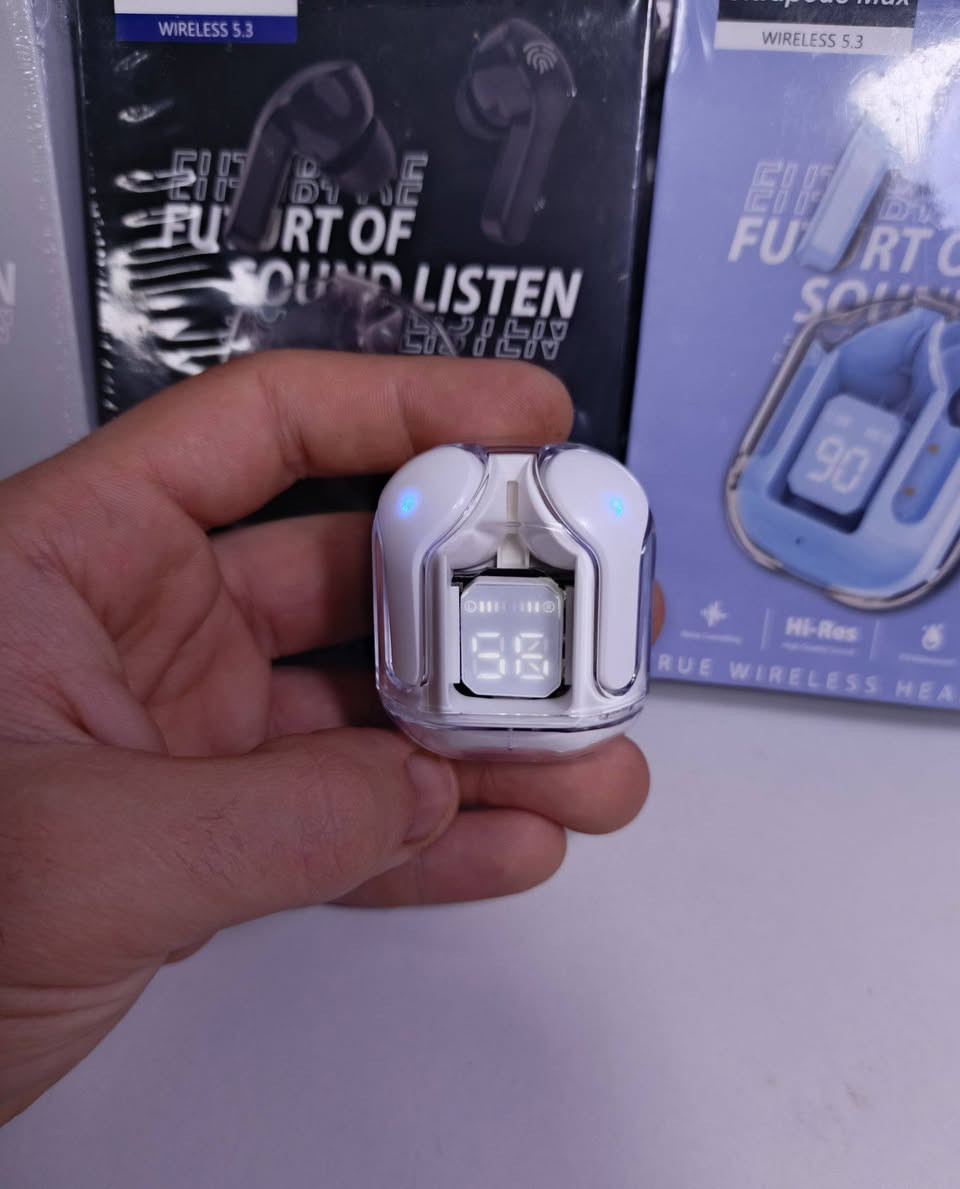 السعر 4000 دينار فقط + متاح توصيل🚚
🎧 سماعة Ultrapods Max Wireless 5.3
إذا كنت تريد صوت قوي + تصميم عصري + سعر مناسب فهذه السماعة لك 👌
✨ المميزات:
• اتصال سريع Bluetooth 5.3
• صوت نقي وباس قوي
• تحكم باللمس
• بطارية تدوم ساعات مع علبة شحن بشاشة
📱 تعمل مع جميع الهواتف
📩 احجز الآن قبل نفاد الكمية.


**إذا كنت صاحب هذا الإعلان وتريد حذفه لأي سبب، رجاءا أرسل رسالة إلى الدعم الفني**