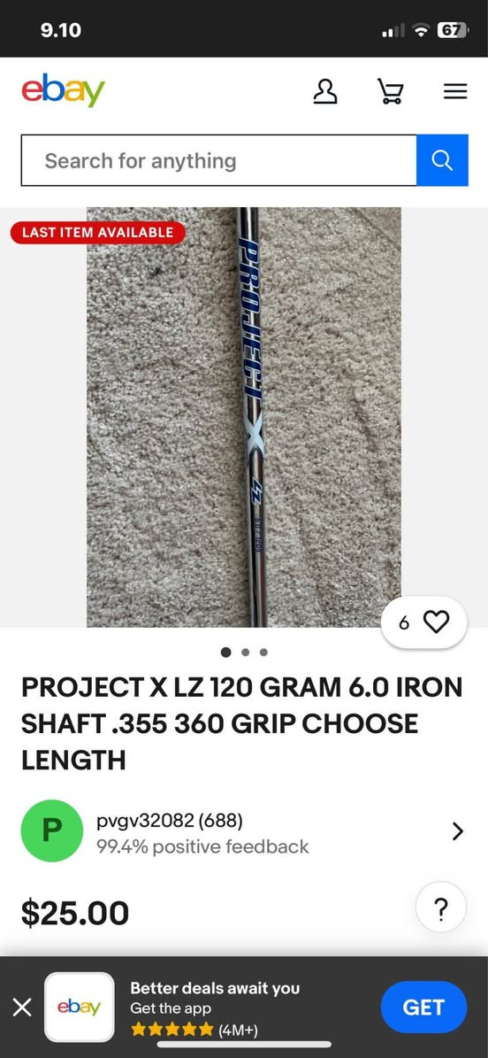 8 قطع اصلية من اعمدة كولف
سعر الكل 30 الف 
المكان اربيل روشنبيري أربيل, العراق


**إذا كنت صاحب هذا الإعلان وتريد حذفه لأي سبب، رجاءا أرسل رسالة إلى الدعم الفني**