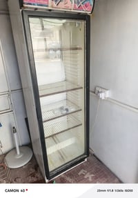 مكلف بل نشر اسلام عليكم ثلاجه محل للبيع مثل ما موضحه نضيفه وشغاله والث...