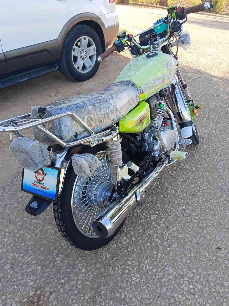 ---
سلا عليكم تايكر 2025 طالعه 26 🏍️*  
*من مجمع السلامي - زيرو وكالة* أوراق كامله 

*- التجهيزات والرفاهية*
- *شاشة ديجيتال الالكتروني*: عدادات كاملة + يبين الغيار + عداد بانزين
- *نظام MP3*: مسجل بلوتوث + USB + AUX، تشغيل من الموبايل
- *العنابير*: إشارات LED أمامي + خلفي، شكل سبورت
- *الفانوس*: LED أبيض قوي + لايت نهاري DRL
- *اليدات*: كروم مطعّم، مسكة مريحة. السعر مناسب اتصل بيك خير دلل *********** مكان حله محاويل
