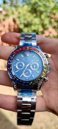 رولكس • مرصع بأحجار • مختم بالكامل