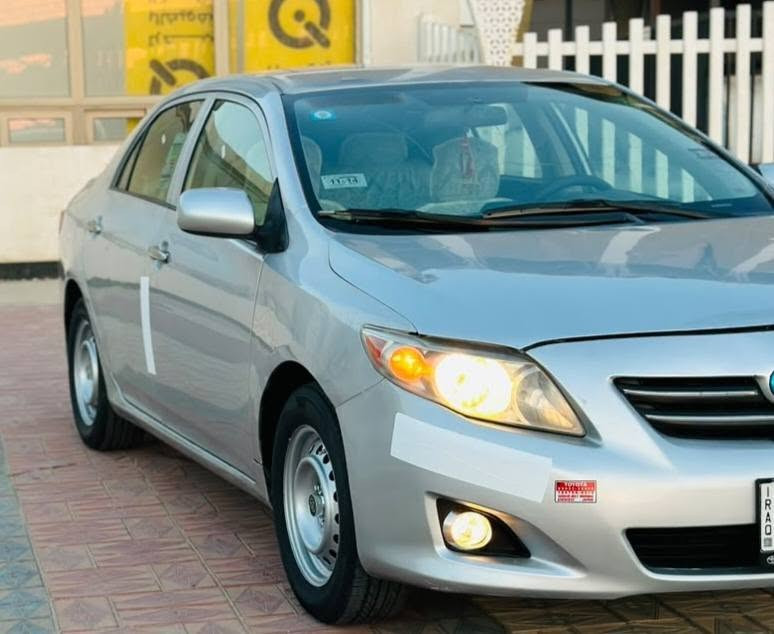 كورلا 2009 امريكي
محرك 1800 VVT 
كير AT عدد 4نمر
 حداديه 75℅،مري كهربائي غرفه نظيفه بلاد ودواخل السياره كله بلاد حتى المسجل، رقم ذي قار مشروع وطني سنويه لل 28 ، ضررها بيها تصليح بالبنيد وداير الجاملغ الخلفي والباب الخلفي بدون دواخل وكلشي موضح بكتاب الفحص 
 السعر 85 عنواني ناصريه المركز 
*********** متوفر واتساب
