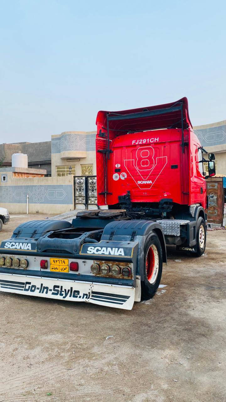 السلام عليكم 
اللبيع سكانيا راس تريله موديل 2003 رقم سليمانيه 3لوحات تريد تحويل تريد وكاله صهريج بالسنويه محرك 8 انجكتر 480 كير 900. 3×3 تخم تاير مكفوله كفاله عامه رقم الهاتف *********** العنوان البصره
