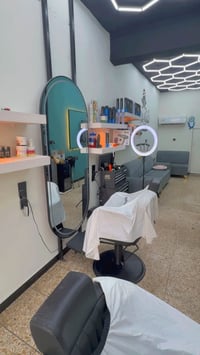 محل حلاقة متكامل للبيع غراض كلها جديدة كبل تجي تشتغل نزال المحل 14 الك...