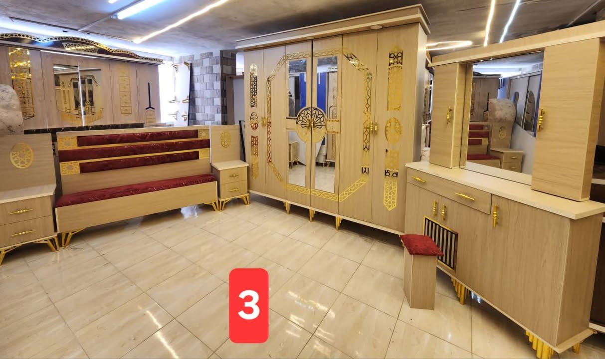 😎#تكسير الاسعاار بلش 😍
👑بس⛔️ ب5مليون و200الف مع فرشة هددددية😍😎
🔥👈 احدث واجمل تصاميم غرف النوم خشب لمايكا 👍🏼
📲للاستعلااام
الغرفة مؤلفة من..
1️⃣#خزانة 6 ابواب فتح220 _220 مع أضائة😍
2️⃣ #تخت مجوز صندوق،150×190
 3️⃣#بيرو مراي 4دروج+بابين
4️⃣ #كمديناات عدد 2 مع تاج

 5️⃣شازلونة لتخت بأحدث تصميم
6️⃣الغرفة نوم خشب  #ميلامين سماكة 14 بالكامل
🚛يوجد توصيل وتركيب
🌹🌹🌹🌹
التواصل والاستفسار مسنجر 💥


**إذا كنت صاحب هذا الإعلان وتريد حذفه لأي سبب، رجاءا أرسل رسالة إلى الدعم الفني**