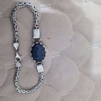 سوار فضة • لازورد • تبديل محابس