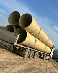 انابيب UPVC • فايبر GRP • بابل توصيل لجميع المحافظات