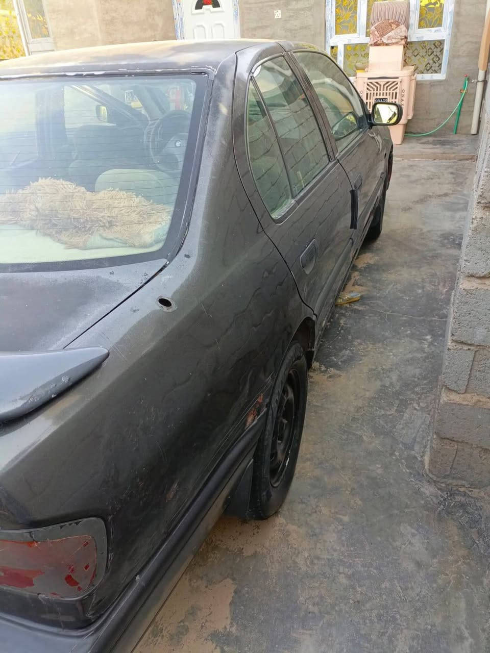 السلام عليكم
نيسان برميرا موديل 95
سياره نقصها صدر امامي خلفي وبيها نواقص خفيفه 
تخم تاير 
السعر 25
رقم الهاتف ***********
