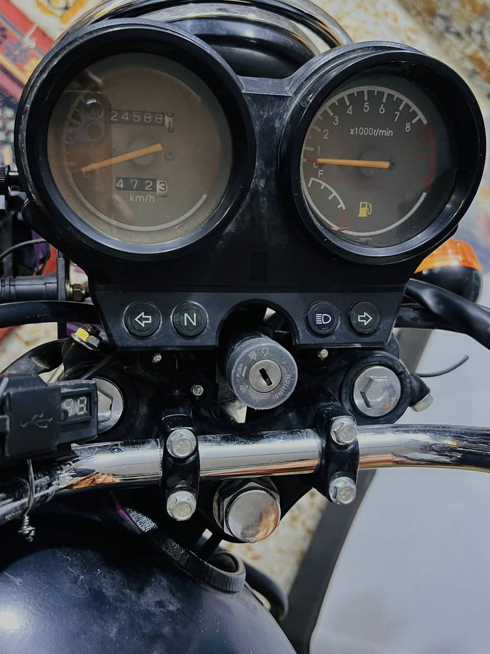 سلام عليكم مره خصت الادمن دراجه داي وان  محرك 200c ما مشتغل بيهه دلفري اروح ورجع بيهه فقط بغداد رقم ورقي رقمه جاهز بل مرور مكفوله حبايب سعرهه 2500 وبيهه مجال جداً بسيط للشرايه🪬بغداد البلديات ***********
