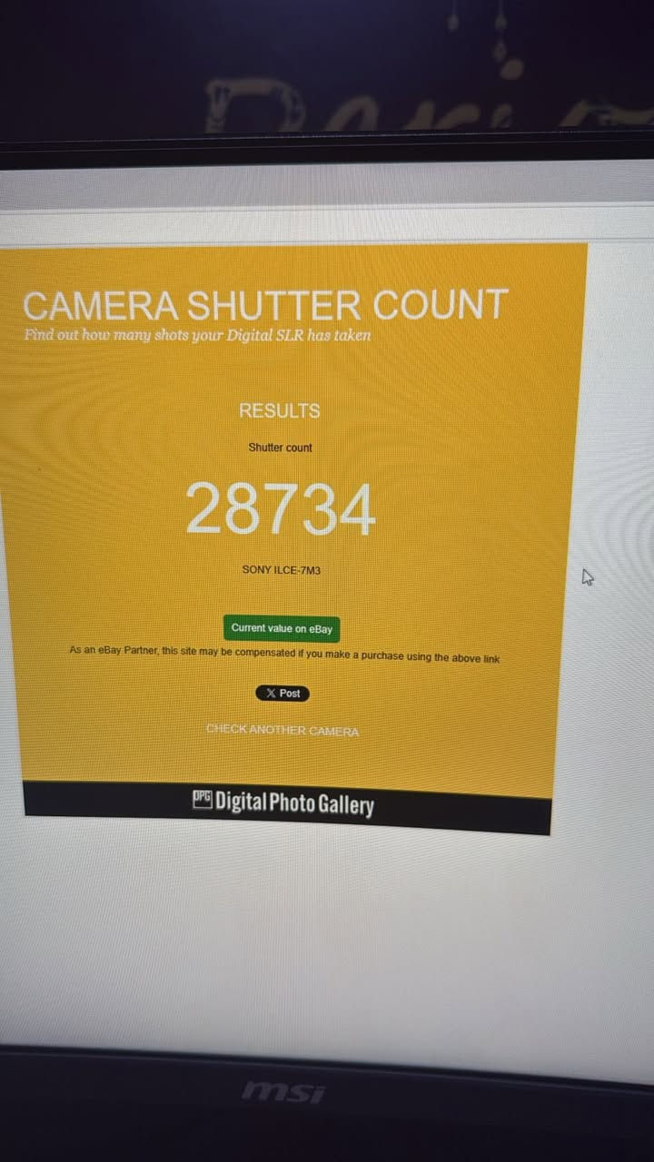 سوني مارك ٣ لبيع بدي فقط
كامره نظيفها مثل ماتشوف مابيها اي خلل ولا تصليح 
شترها 28734
سعرها ٩٠٠$ وبيها مجال 
عندي توصيل جميع محافظات


**إذا كنت صاحب هذا الإعلان وتريد حذفه لأي سبب، رجاءا أرسل رسالة إلى الدعم الفني**