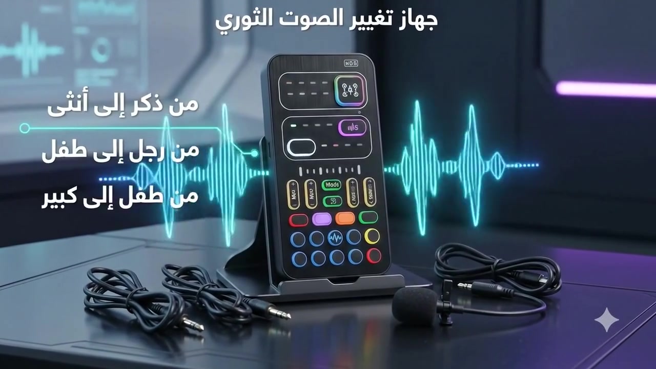 🎙️ ارتقِ بصوتك ومحتواك إلى مستوى احترافي لم تعهده من قبل! 🌟
​هل سئمت من أجهزة تغيير الصوت التقليدية التي تعطيك صوتاً آلياً مزعجاً وغير واقعي؟
نقدم لك المُغيّر الصوتي الرقمي المدمج – السر الجديد وراء تميز صناع المحتوى، اللاعبين، والمحترفين!
​🔥 بماذا يتميز هذا الجهاز عن الأجهزة السوقية الرخيصة؟
​✨ نقاء صوتي لا يُضاهى: يغير نبرة صوتك باحترافية وسلاسة تامة، ليمنحك صوتاً طبيعياً خالياً من التشويه أو الضجيج (Noise/Hiss) الذي تعاني منه الأجهزة القديمة.
​🎛️ مكتبة مؤثرات في متناول يدك: أزرار أنيقة ومضيئة تتيح لك التبديل الفوري بين طبقات الصوت المختلفة والمؤثرات الجاهزة بضغطة زر واحدة.
​📱 حجم الجيب، أداء الاستوديو: تخلص من المعدات التقليدية الضخمة والمعقدة. تصميمنا العصري والمدمج يمنحك قوة استوديو كامل في جهاز لا يتجاوز حجم كف اليد.
​🔌 مجموعة متكاملة جاهزة للعمل: لا داعي لشراء أي قطع إضافية! يأتي الجهاز مع مايكروفون عالي الحساسية وكافة الكابلات اللازمة للتشغيل الفوري (Plug & Play) على مختلف أجهزتك.
​💡 الخلاصة: الأجهزة العادية تجعل صوتك يبدو رخيصاً وتزعج مستمعيك، بينما هذا الجهاز صُمم خصيصاً ليأسر أذن كل من يسمعك ويضفي طابعاً من الفخامة والاحترافية على كل كلمة تقولها.
​🛒 لا ترضَ بالأقل وأنت تستحق الأفضل! اطلبه الآن واجعل كل من يسمعك ينبهر باحترافيتك.
👇 [ السعر 35الف مع التوصيل ] 👇


**إذا كنت صاحب هذا الإعلان وتريد حذفه لأي سبب، رجاءا أرسل رسالة إلى الدعم الفني**