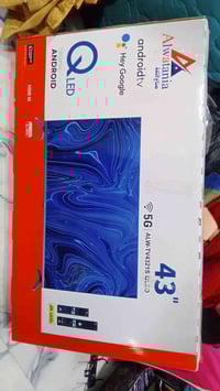 شاشة 43بوصة • 4K • جديد بالكرتون